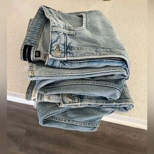 Bundle of Light Blue Denim Jeans